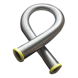 Gaine Inox Flexible Double Peau Polycombustible ø 80