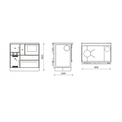 Cuisinière à Bois Bouilleur Alfa Term 27