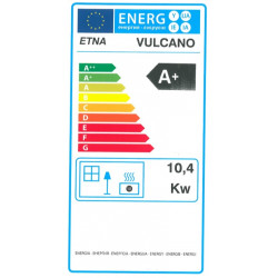 Poêle à granulés Vulcano Evo Noir - Reconditionné