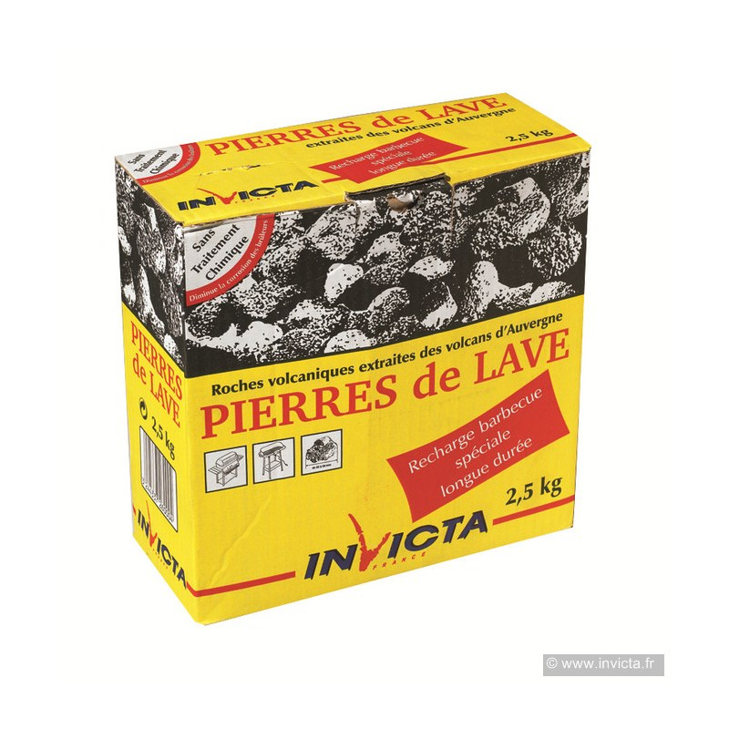 Boîte de 2,5 Kg de Pierres de Lave