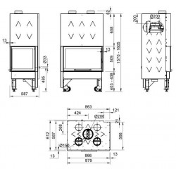 Monobloc 800 d'Angle DX