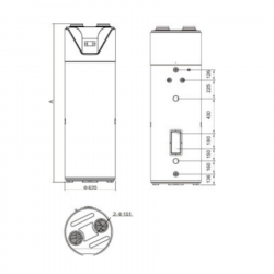 Chauffe-eau thermodynamique 200L