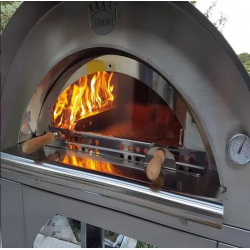 Porte de fermeture en verre pour four à pizza