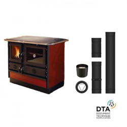 Pack cuisinière à Bois Bouilleur Thermo Magnum Sortie dessus