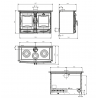 Cuisinière à bois Alaska