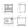 Schéma Cuisinière à bois Family 4,5