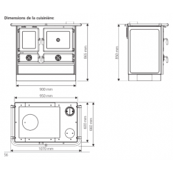 Cuisinière à bois Magnum SD