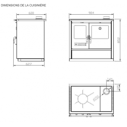 Cuisinière à Bois North