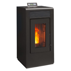 Poêle à granulés étanche canalisable Vulcano EVO + Kit conduits concentrique sortie arrière - 2,6 Kw