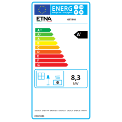 Poêle à granulés étanche Ottimo Silenzio - 3,4 Kw