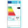 Poêle à granulés étanche (sortie dessus concentrique) - Vulcano Up - 4,6 Kw