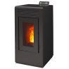 Poêle à granulés étanche Vulcano EVO 12kw droite