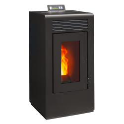 Poêle à granulés étanche Vulcano EVO 12kw gauche