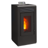 Poêle à granulés étanche Vulcano EVO 12kw gauche