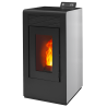 Poêle à granulés étanche Vulcano EVO 12kw blanc droit